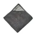 Dark grey microfiber cleaning towel, soft absorbent cleaning cloth for household kitchen use. - Magnetic Style / 25x25cm / Gray