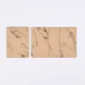 Marble Pattern Passport Cover Travel Document Holder Card Pocket Detail View Display - Bronze