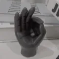 Creative hand gesture scented candle home decor unique dark grey wax ornament aesthetic room decor - OK Gesture Grey / Box Size