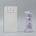 Purple Venus scented candle pillar statue with gift box, artistic home decor aromatherapy wax. - Purple / Purple