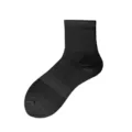 Unisex spring summer mid-calf sports socks, breathable cotton black socks for daily wear. - One Size / Crew Socks / Black