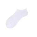 Unisex pure white ankle sports socks, breathable cotton short socks for spring and summer. - One Size / No-Show Socks / White