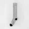 Calcetines de compresión grises, medias deportivas transpirantes de malla para correr, yoga. - 35-41 / Calcetines de compresión de malla para pantorrilla - Gris