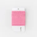 Pink knitted split-toe arch socks, fashionable half-sole foot covers for summer style. - One Size / Pink