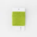 Green knit half-palm socks, comfortable summer arch support socks, stylish short tube style. - One Size / Green