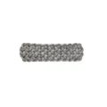 Vintage Viking woven metal hair barrette retro silver spring hairpin accessory chic - D-1230 Antique Tin