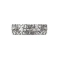 Vintage metal hair barrette with embossed floral pattern retro spring hairpin for daily wear - D-1231 Antique Tin