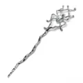 Épingle à cheveux araignée argentée gothique bâton de cheveux rétro accessoires 1pc - F-34 Style 2