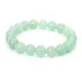 Elastisches Yoga-Armband aus hellgrünen Natursteinperlen für Damen und Herren - Variante - Hellgrüner Stein