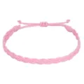Rosa handgefertigtes geflochtenes wasserdichtes Wachsfaden-Armband im Boho-Stil für Strand - Rosa (30)