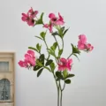 Fausse fleur de pois de senteur artificielle de haute qualité pour la décoration et photo. - Rose rouge