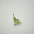 Artificial bell flower branch DIY accessory, fresh style fake flower for crafts. - Pink (3 Fruits)