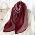 Geprägter Pünktchen Schal Damen Leicht Langer Schal Mode Stilvolle Elegante Schal - 6#