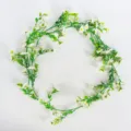 Guirnalda de margaritas blancas artificiales, flores falsas para decoracion de pared SKU - Guirnalda de margaritas blancas
