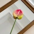 3D-geprinte kunstmatige anthuriumbloem nepplant voor huisdecoratie huwelijkse opstelling SKU - Rozerood
