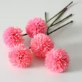 Pink artificial pompon chrysanthemum flower stem for home decor wedding party decoration SKU - Deep Pink