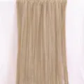 Runner da tavola bohémien in garza champagne con trama stropicciata - 90*180cm(+-5cm) / N. 62 Marrone chiaro