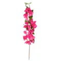 Vibrant artificial pink bougainvillea silk flower branch for wedding and home decor - Small Single Branch Bougainvillea / Rose Red