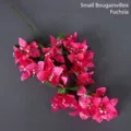 Single branch of artificial rose red bougainvillea flower for wedding home decoration - Small Branch Bougainvillea / Rose Red