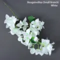 Artificial white bougainvillea branch for wedding and home decoration faux silk flowers - Small Branch Bougainvillea / White