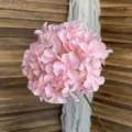 Professional 3D printed pink artificial hydrangea stem for elegant wedding and home decor - Pink