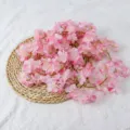 Guirnalda de flores de cerezo artificiales rosa 135 cabezas para decoración hogar - 135 Cabezas Flor de Cerezo / Rosa