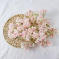 Künstliche Kirschblütenranke mit 135 Köpfen in Rosa und Weiß für Heimdekoration - 135 Köpfe Kirschblüte / Doppelrosa