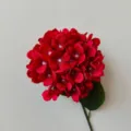 Vibrant red 3D printed artificial hydrangea flower for elegant home and wedding decor - Red