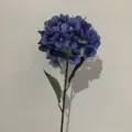 Deep blue 3D printed artificial hydrangea stem for elegant home and wedding decor - Violet Blue