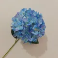 Artificial blue hydrangea stem for home and wedding decor - Upgrade Style - Peacock Blue