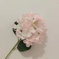 Realistic 3D printed artificial hydrangea flower in pink and white for home decor - Upgraded 3D Printed Style / Light Pink