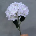 Lifelike 3D printed artificial hydrangea flower with soft pink and white petals for decoration - 3D Printed Style / 72 Pcs Set / Light Pink