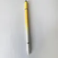 Lápiz óptico capacitivo 3 en 1 con degradado amarillo para tabletas y móviles táctiles - Estilo de Succión Regular / Dorado Degradado Blanco