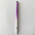 Lápiz óptico capacitivo universal 3 en 1 con elegante diseño degradado violeta para iPad - Estilo De Adsorción 3 En 1 / Púrpura Degradado Blanco