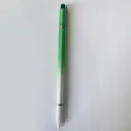 Lápiz óptico capacitivo degradado verde y blanco con punta de silicona - Estilo De Adsorción 3 En 1 / Verde Degradado Blanco