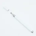 Lápiz capacitivo blanco universal con punta de disco de precisión transparente para pantallas - Blanco