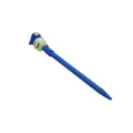 Bolígrafo de regalo azul con birrete de graduación y diseño de cara sonriente linda - 0.7mm / Azul claro