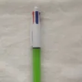 Retractable 4-color ballpoint pen with green barrel for office work and school exams - Emerald Green Barrel