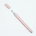 Lápiz óptico capacitivo pasivo oro rosa con punta de disco transparente - Rosa oro