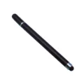 Lápiz táctil capacitivo 2 en 1 universal negro para tabletas y pantallas táctiles - Negro