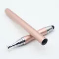 Lápiz táctil capacitivo universal 2 en 1 profesional oro rosa para tablets y móviles - Rosa oro