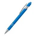 Bolígrafo de aluminio azul con punta retráctile para dispositivos con pantalla táctil - Azul (Punta Táctil Azul)