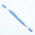 Blauer 2-in-1 Universal-Stylus und Kugelschreiber für Touchscreen-Tablets - Saphirblau
