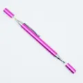 Professioneller 2-in-1 kapazitiver Eingabestift und Kugelschreiber in Metallic-Lila - Violett