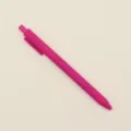 Minimalist hot pink retractable gel pen with 0.5mm tip for office and school supplies - 0.5mm / Pink