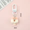Cute cartoon cat donut keychain and bag charm with 6.2cm x 2cm size dimensions - Cat Style A (Keychain)