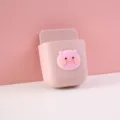 Creative pink cartoon pig wall-mounted punch-free storage box for home organization - Pigs Style / Pink