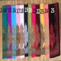 Selection of colorful paisley print chiffon scarves and pashminas for summer sun protection - Black and White