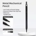 Professional 0.3mm black metallic mechanical pencil for sketching and drawing art - Interstellar Black (0.5) / Single Pack (Low Gravity)