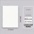 A4 Gitter Loseblatt Papier Nachfüllung für 30 Loch Binder 60 Blatt 80gsm 215x290mm - A4 Gitter-Nachfüllpackung / 30 Löcher / 60 Blatt